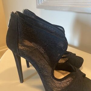 Jessica Simpson Black High Heel Sandals